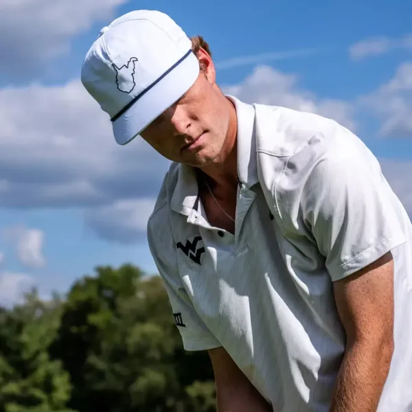 Tour Rope Hat - White and Navy